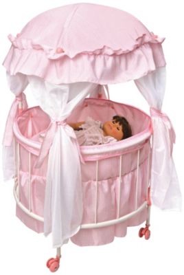 Badger Baskets Royal Pavilion Doll Crib & Bedding