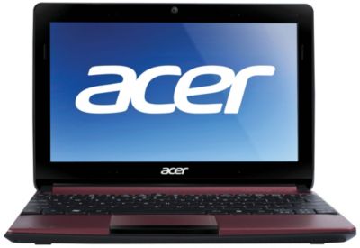 Acer 10.1" 1GB DDR3 320GB Hard Drive Red Netbook