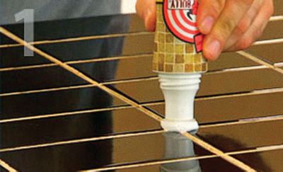 White Grout Bully Grout Cleaner