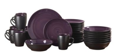 McLeland 32pc Two Tone Set - Purple/Black