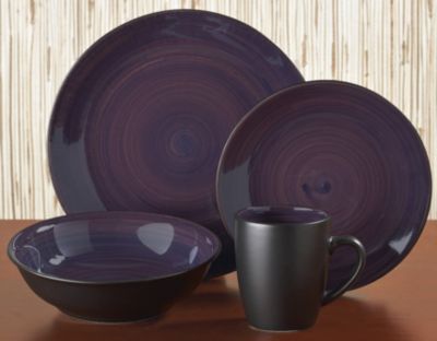 McLeland 32pc Two Tone Set - Purple/Black