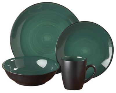 McLeland 32pc Two Tone Set - Green/Black