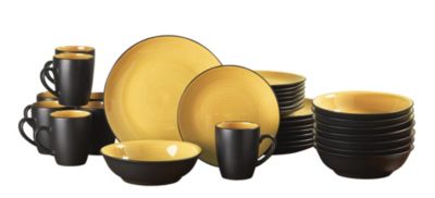 McLeland 32pc Two Tone Set - Amber/Black