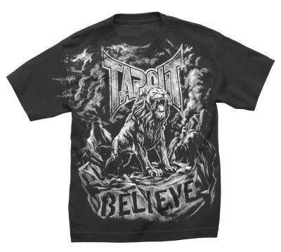 TAPOUT Boys (4-7) Stone Lion Short Sleeve Tee