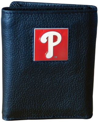 MLB Team Logo Leather Wallet with Tin