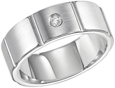 Cobalt Vertical Line Band 8mm