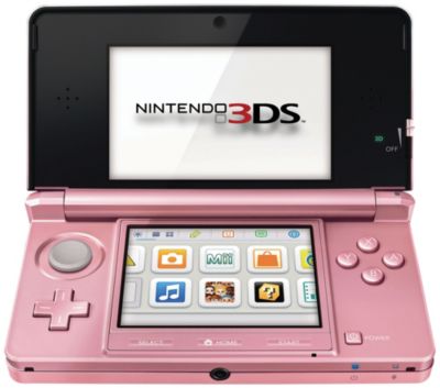 Nintendo 3DS Console in Pearl Pink