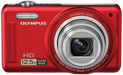 Olympus Red 14MP/12.5X Zoom Digital Camera