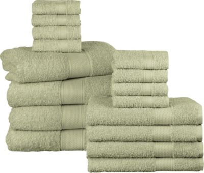 MyHome Solid 16pc Bath Towel Set