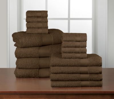 MyHome Solid 16pc Bath Towel Set
