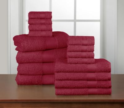 MyHome Solid 16pc Bath Towel Set