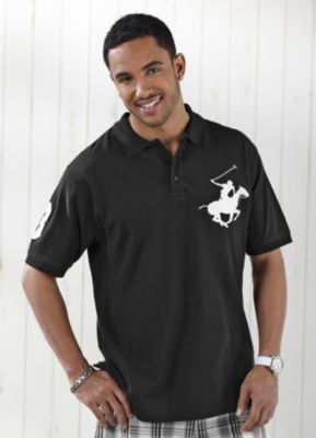 Beverly Hills Polo Club Mens Polo w/Logo