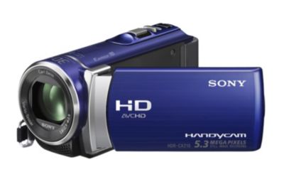 Sony Handycam Blue HD 8GB 25x Zoom Camcorder
