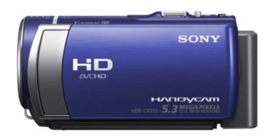 Sony Handycam Blue HD 8GB 25x Zoom Camcorder