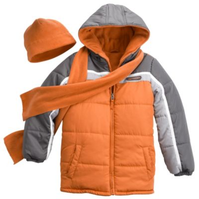 iXtreme Boy's Stripe Puffer Jacket 8 to 18
