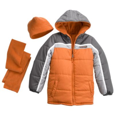 iXtreme Boy's Stripe Puffer Jacket 8 to 18