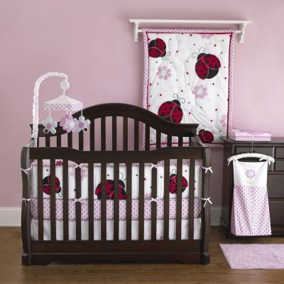 Jenny McCarthy 5pc Pretty in Pink Crib Set