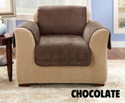 Sure Fit Quilted Velvet Furniture Friend Cover