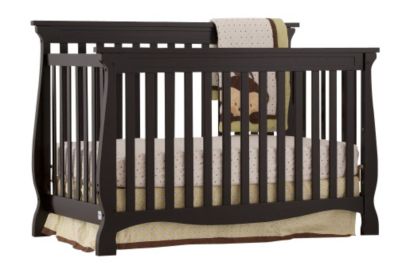 Carrara 4 in 1 Fixed Side Convertible Crib