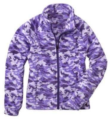 Outdoor Spirit Girl's Zip Fleece Jacket 4 to 6x