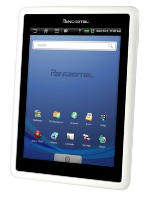 eReader Pandigital de 4GB, 7", blanco