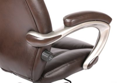 Granton Leather Executive Chair - Mocha Brown