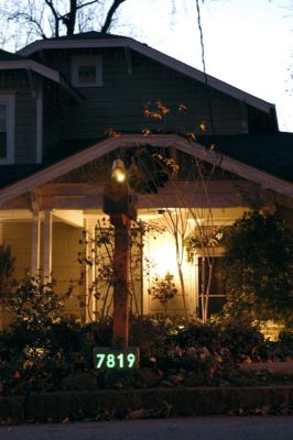 Solar Powered Address Light