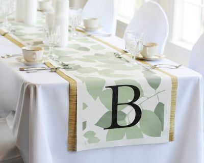 Monogram Fresh Foliage Runner Standard Length