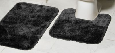 MyHome 2pc Bath Rug Set - Rich Black