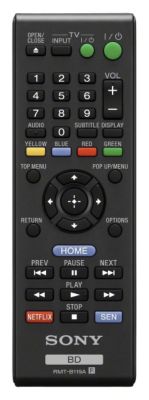 Sony 3D Blu ray Player with Built in WiFi