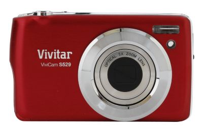 Vivitar 16 MP/5x Zoom Red Camera Bundle