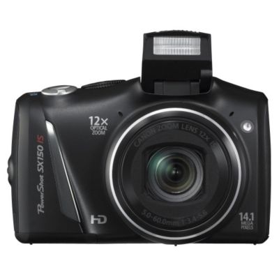 Canon PowerShot 14MP/12X Zoom Digital Camera-Black