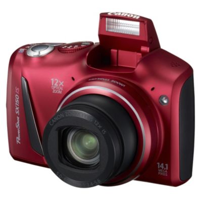 Canon PowerShot 14MP/12X Zoom Digital Camera - Red
