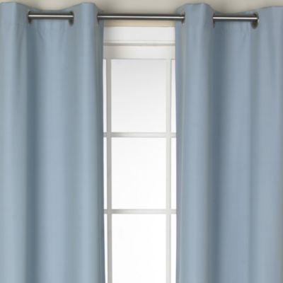 MyHome Foamback Grommet Window Panel Pair