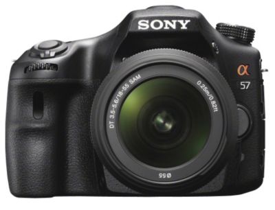 Sony Alpha 16.1MP DSLR with 18 55mm Lens