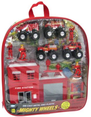 Mighty Wheels Fire Station Set