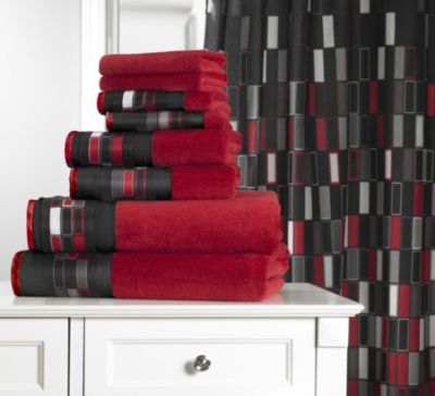 MyHome Rex Shower Curtain & Towel Set