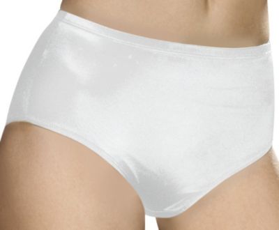 Hanes Ladies' Cotton Brief White 3pk Sizes 6 to 10