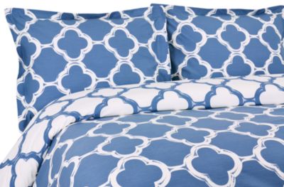 Lyon 300TC Reversible Duvet Cover Set