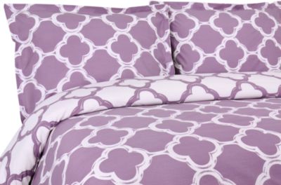 Lyon 300TC Reversible Duvet Cover Set