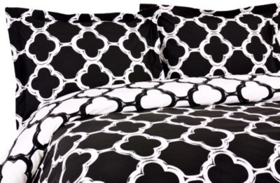 Lyon 300TC Reversible Duvet Cover Set