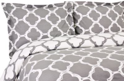 Lyon 300TC Reversible Duvet Cover Set
