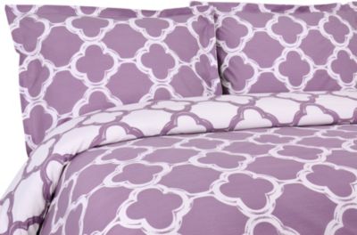Lyon 300TC Reversible Duvet Cover Set