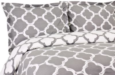 Lyon 300TC Reversible Duvet Cover Set