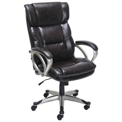 Serta Chestnut Bonded Leather Big&Tall Chair