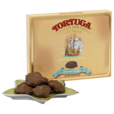 Tortuga Chocolate Rum Turtles with Sea Salt