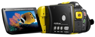 DXG HD Waterproof Camcorder-Yellow