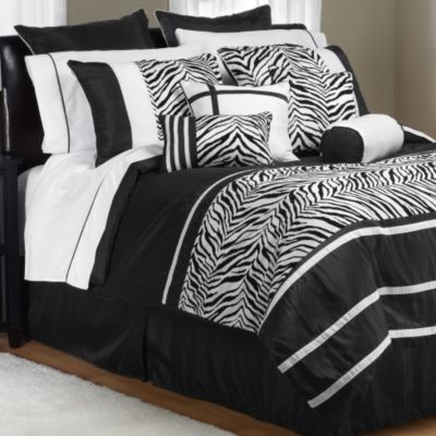 Laken Black/White 30pc Comforter Super Set