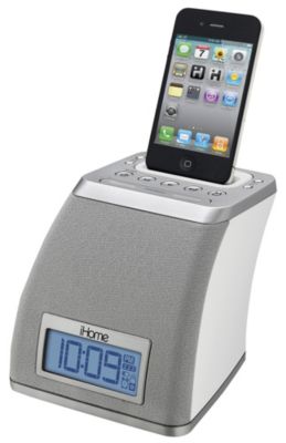 iHome iPhone/iPod Alarm Clock White