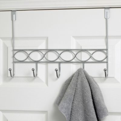 Loops Chrome Over the Door Towel Rack